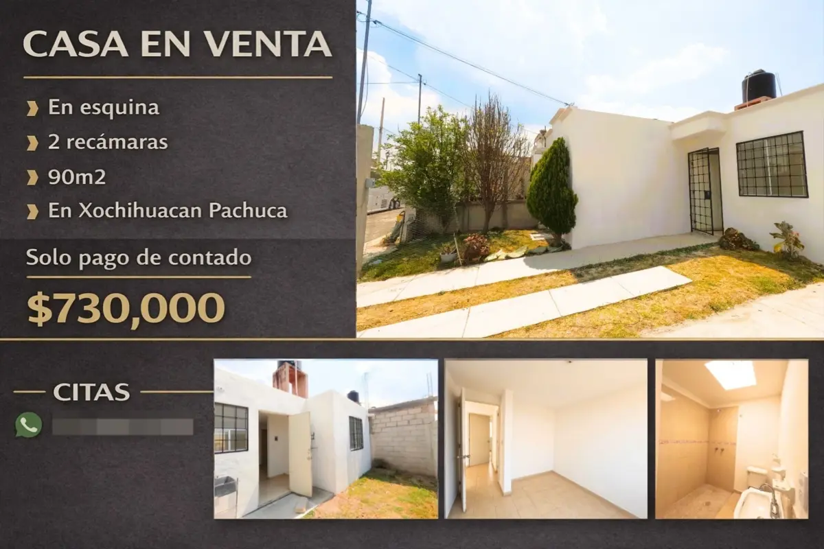 Casa en venta en Xochihuacán, Epazoyucan — foto 1 de 10