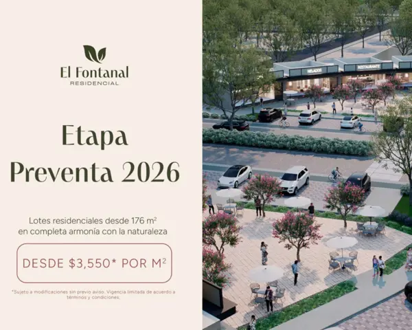 Lotes Residenciales en Preventa | El Fontanal | Desde $176 m² Lotes Residenciales en Preventa | El Fontanal | Desde $176 m²