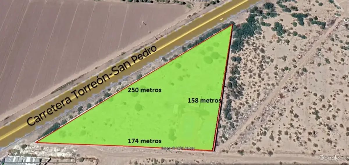 Vista 2 de Terreno en Renta en Albia, Torreón, Coahuila de Zaragoza