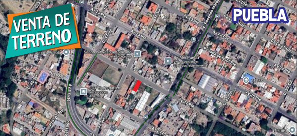Terreno Residencial en Venta en Zona la Paz, Puebla