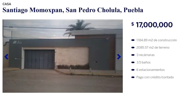 RESIDENCIA DE OPORTUNIDAD, ADJUDICADA POR INSTITUCIÓN BANCARIA, SAN PEDRO CHOLULA, PUEBLA RESIDENCIA DE OPORTUNIDAD, ADJUDICADA POR INSTITUCIÓN BANCARIA, SAN PEDRO CHOLULA, PUEBLA