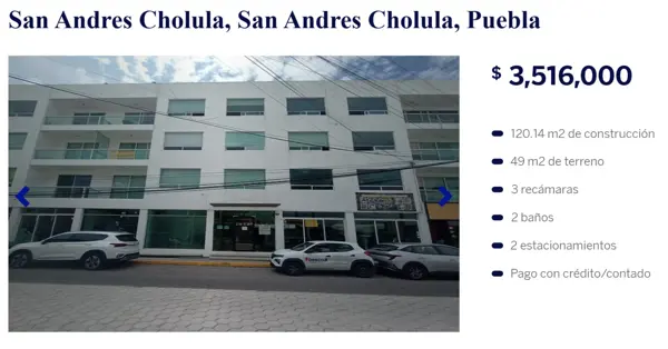 DEPARTAMENTO DE OPORTUNIDAD ADJUDICADO POR INSTITUCIÓN BANCARIA, SAN ANDRES CHOLULA, PUEBLA DEPARTAMENTO DE OPORTUNIDAD ADJUDICADO POR INSTITUCIÓN BANCARIA, SAN ANDRES CHOLULA, PUEBLA