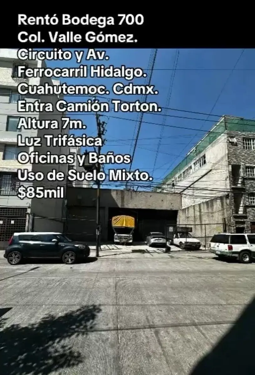 Bodega en renta en Valle Gomez, Cuauhtémoc — foto 1 de 16