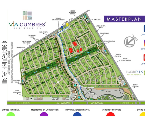 Terreno en venta en Vía Cumbres Residencial, Benito Juárez — foto 2 de 9