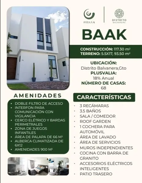 Casas Nuevas en Distrito Balvanera con Alberca y Jardín en Apaseo El Grande