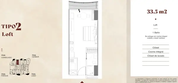 Departamento en venta en Vía Montejo, Mérida — foto 3 de 17
