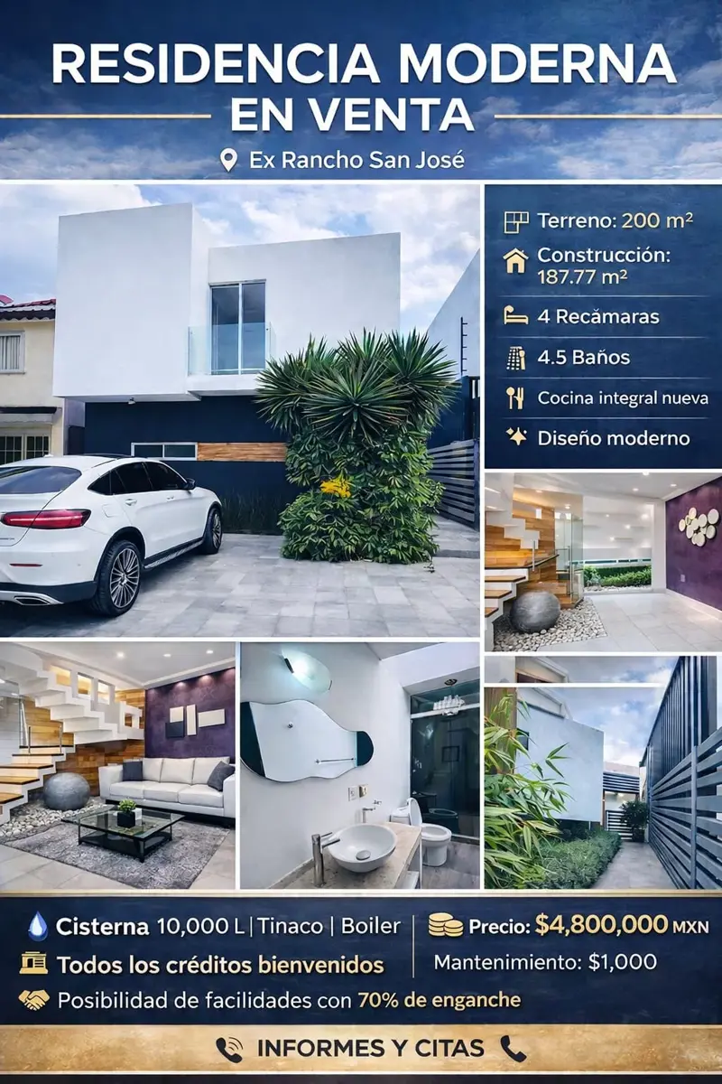 Casa en venta en Ex Hacienda San José, Toluca — foto 1 de 5