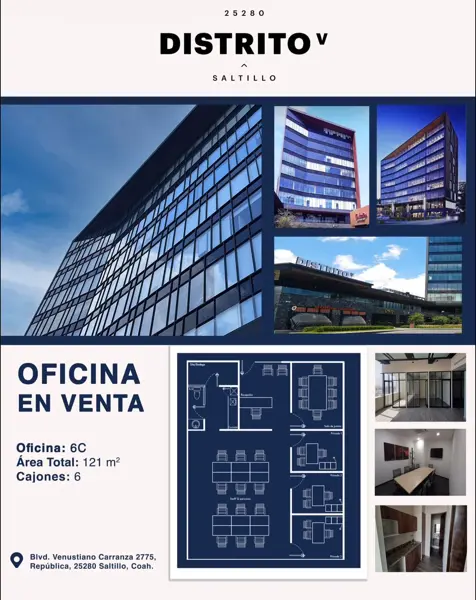 Oficina en renta en Republica Poniente, Saltillo — foto 2 de 6