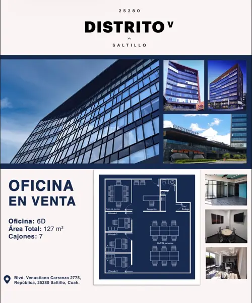 Oficina en renta en Republica Poniente, Saltillo — foto 3 de 6