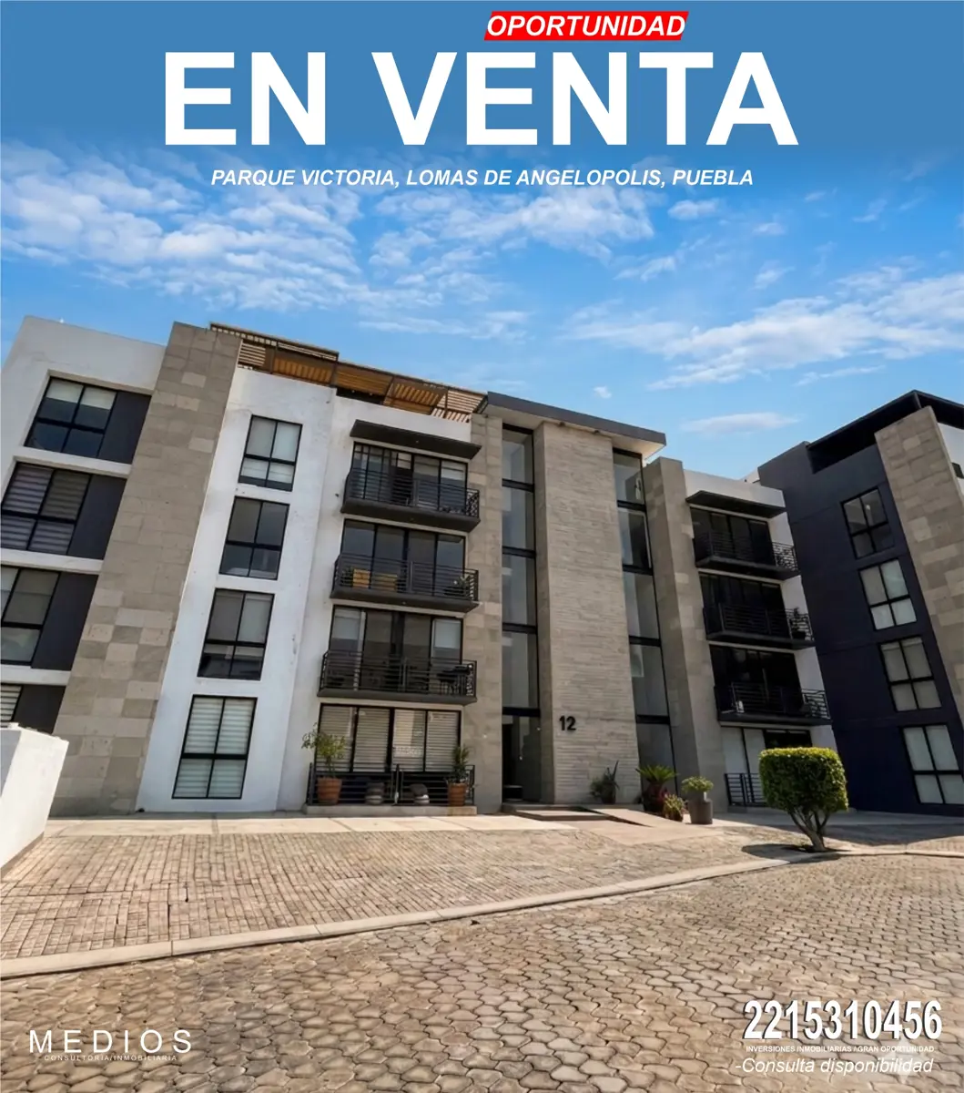 Departamento en venta en Lomas de Angelópolis II, San Andrés Cholula — foto 1 de 21