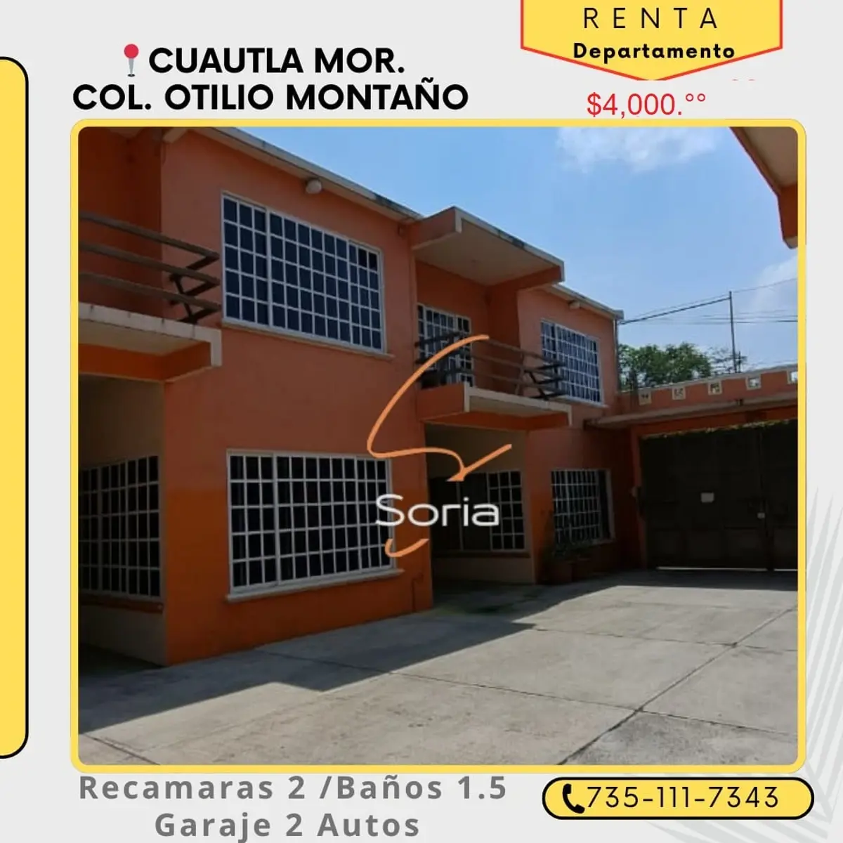 Departamento en renta en Otilio Montaño, Cuautla — foto 1 de 21