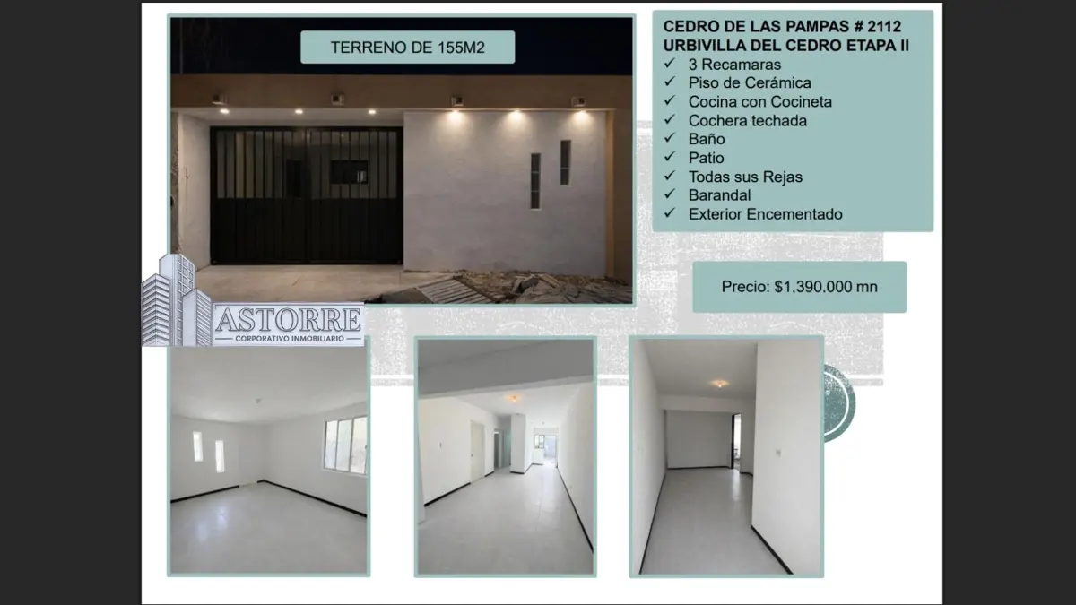 Casa en venta en Urbivilla del Cedro, Juárez