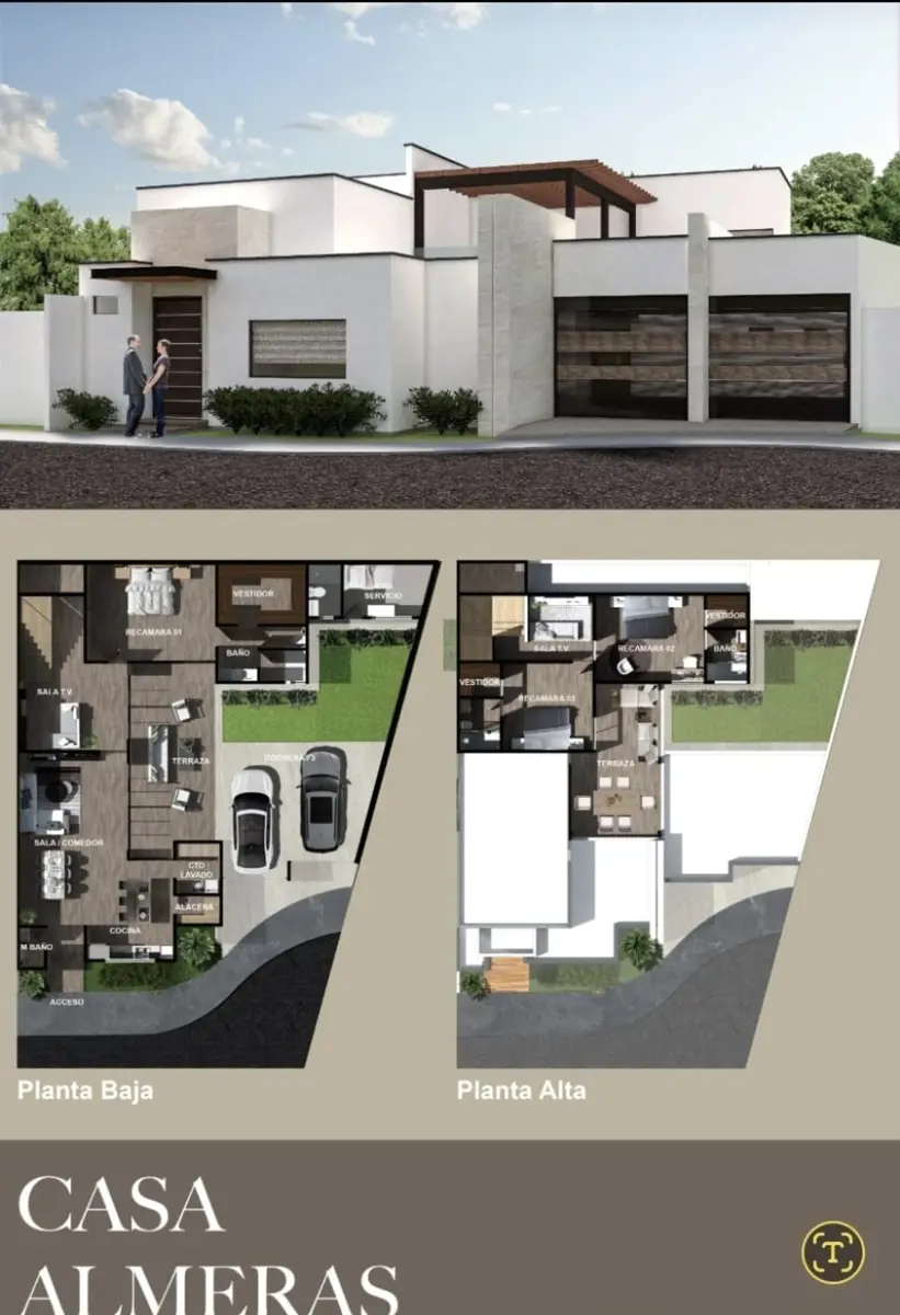 RESIDENCIA NUEVA CON RECAMARA PRINCIPAL EN PLANTA BAJA RESIDENCIA NUEVA CON RECAMARA PRINCIPAL EN PLANTA BAJA