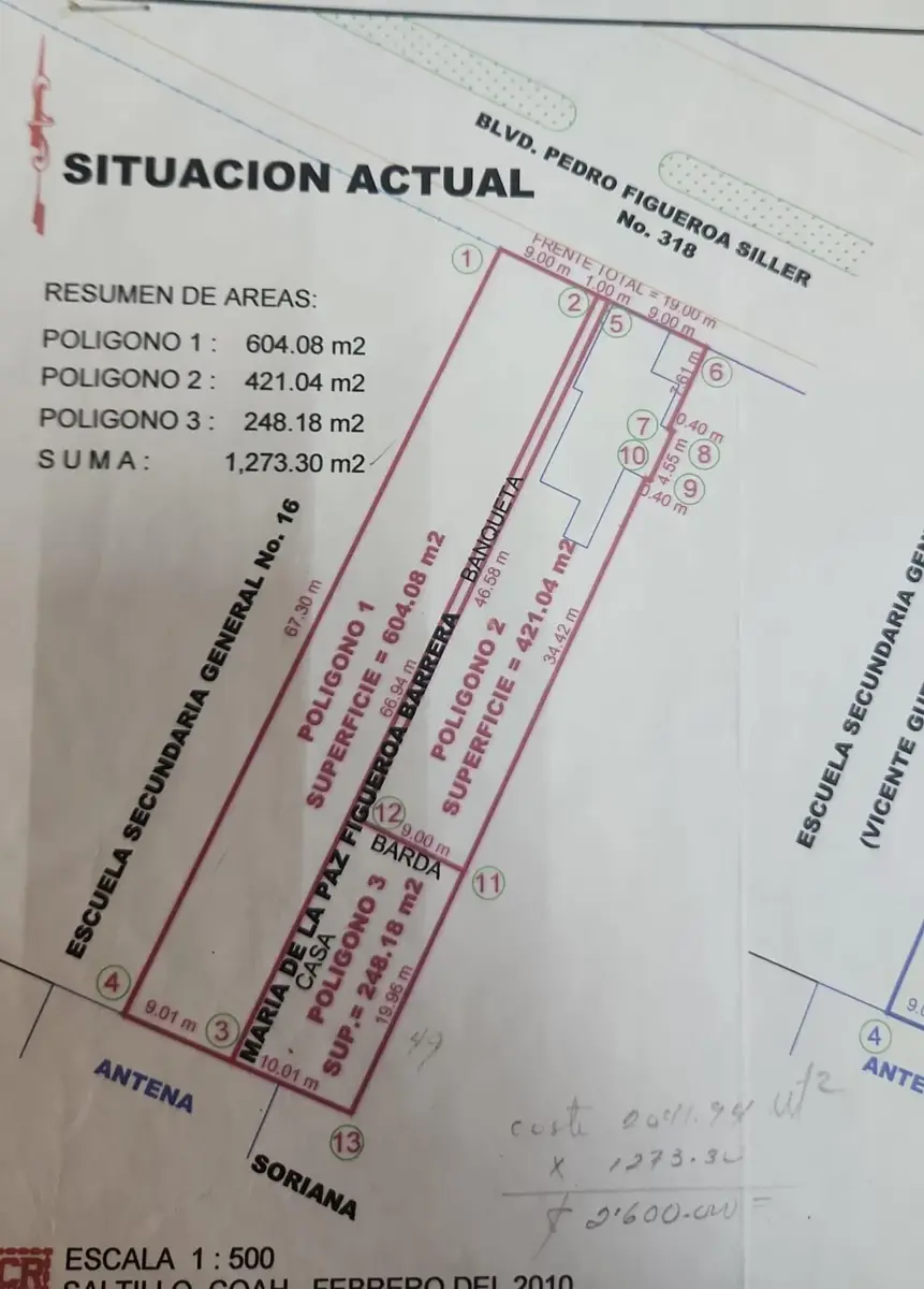 Terreno en venta en Rancho de Peña, Saltillo