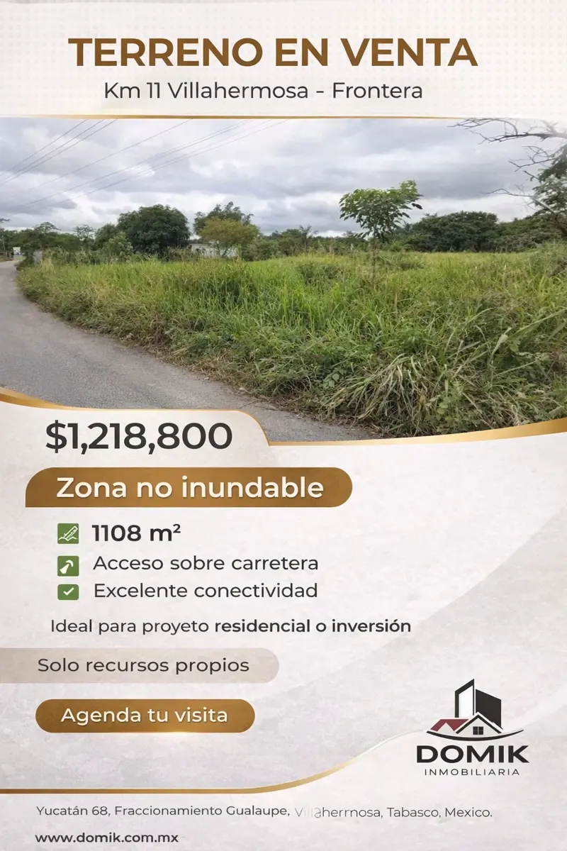Terreno en Venta y Renta en Villa Union, Centro, Tabasco Terreno en Venta y Renta en Villa Union, Centro, Tabasco