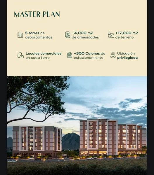 Departamento en venta en Cumbres del Sol, Monterrey — foto 3 de 7