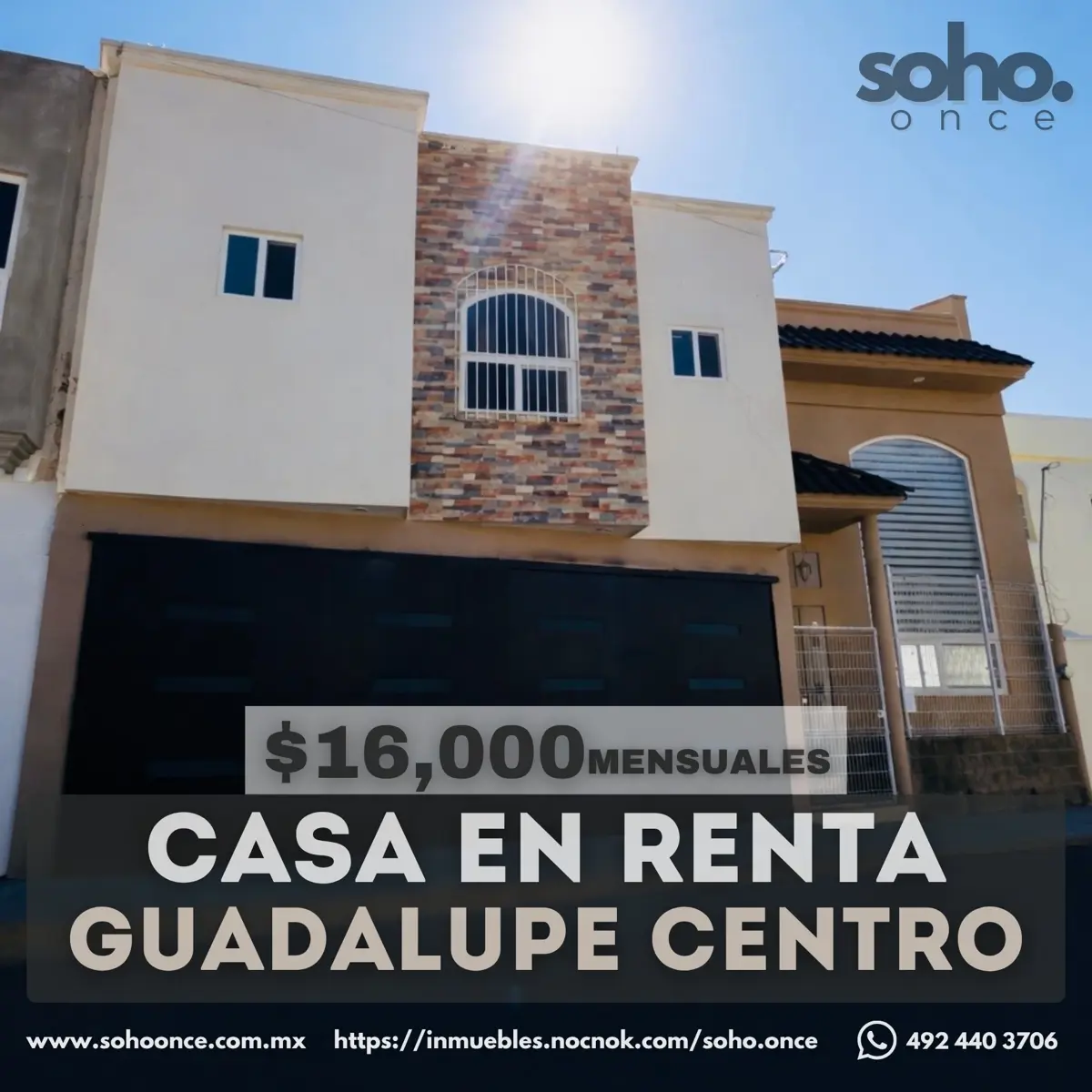 Casa en renta en Guadalupe Centro, Guadalupe — foto 1 de 9