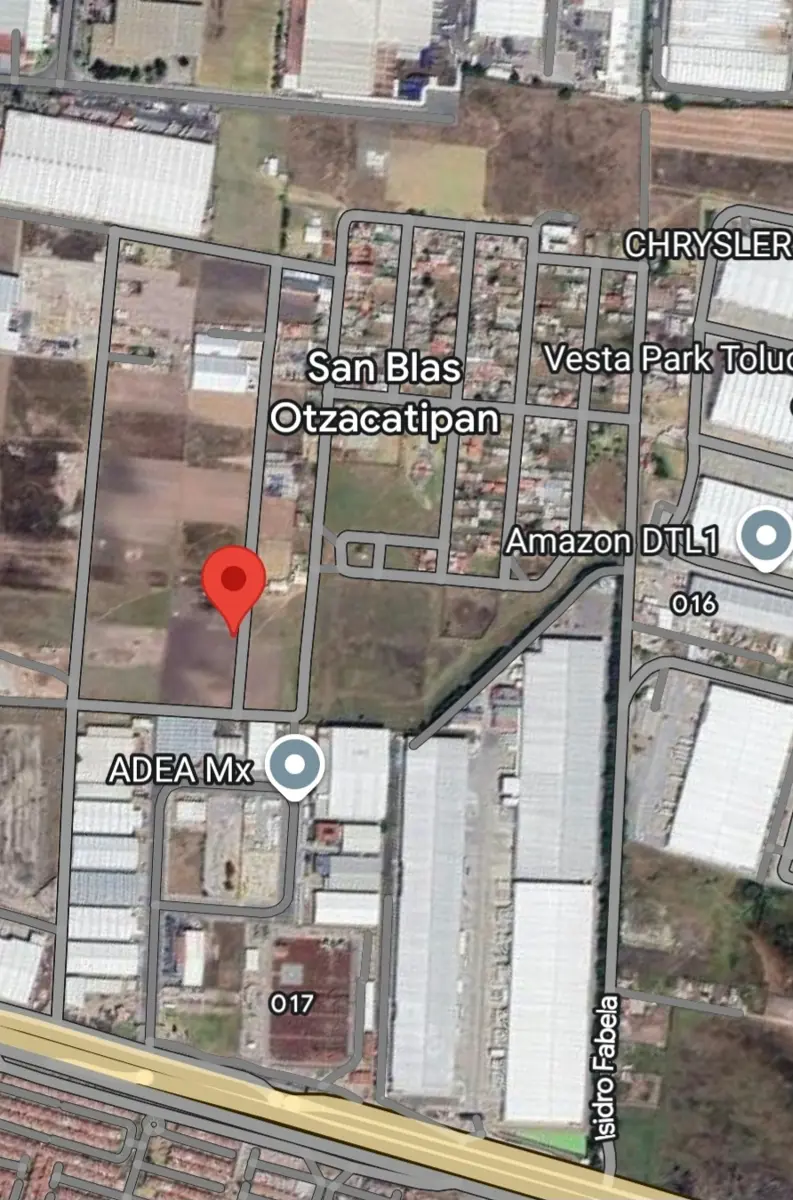 Terreno en venta en San Blas Otzacatipan, Toluca