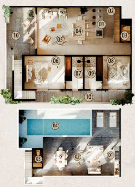 Departamento en venta en Villas Huracanes, Tulum — foto 2 de 11