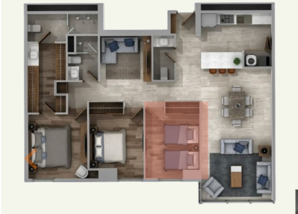 Departamento en Venta en Campestre Palo Alto, Cuajimalpa de Morelos, Ciudad de México 2