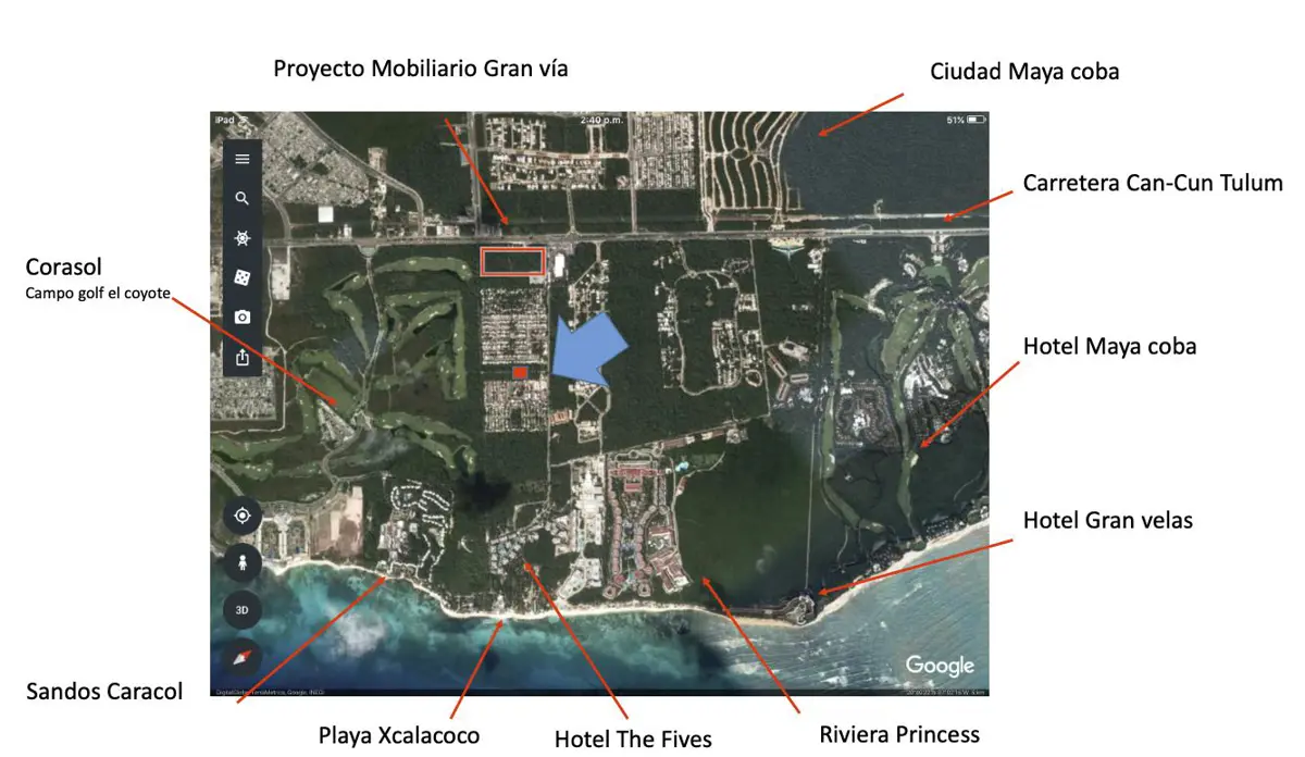 Terreno en venta en Playa del Carmen, Playa del Carmen — foto 1 de 2
