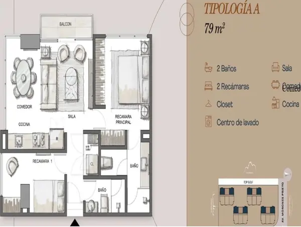 Departamento en venta en Del Valle, San Pedro Garza García — foto 2 de 6