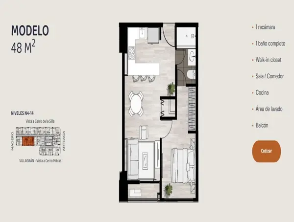 Departamento en venta en Centro, Monterrey — foto 2 de 5