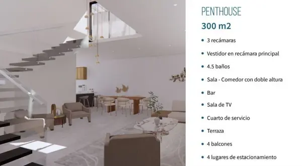 Penthouse  en venta en Jilotzingo, Atizapán