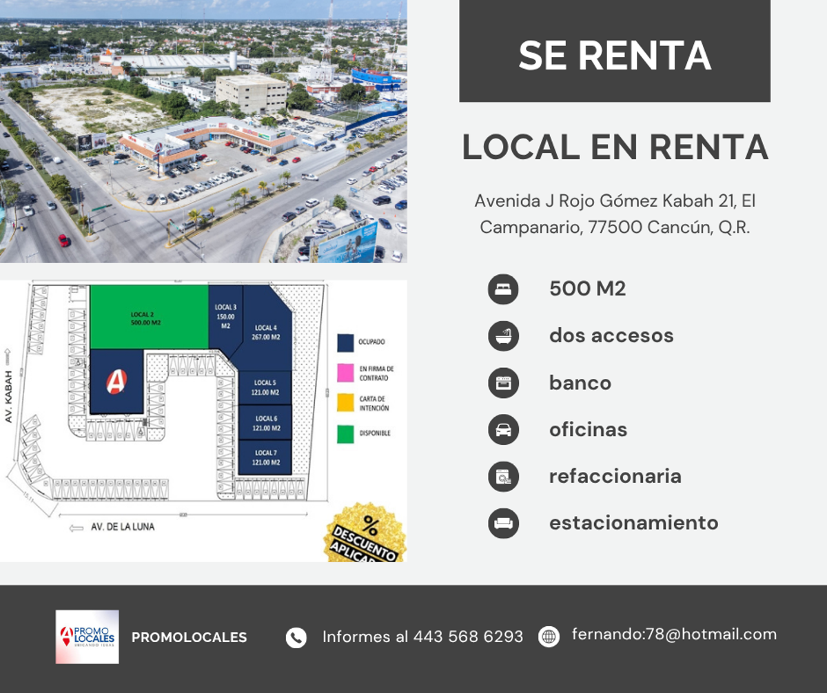 Local en renta en Cancún Centro, Benito Juárez — foto 1 de 6