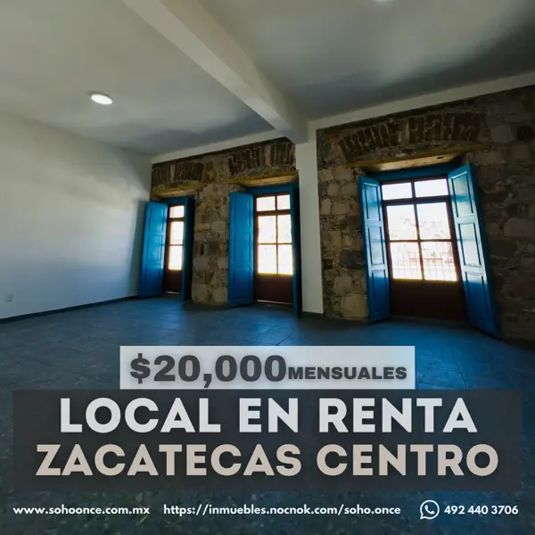 Renta de Local Comercial en Zacatecas Centro: Oportunidad Única para Tu Negocio