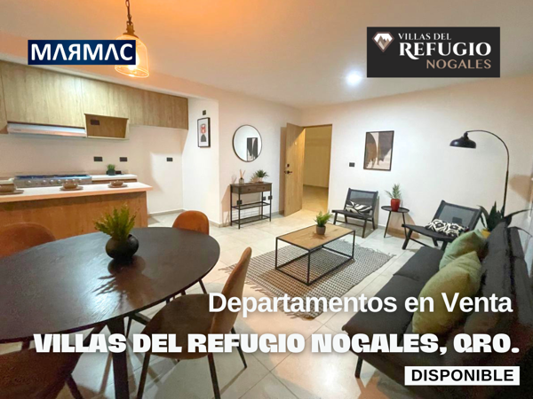 Departamento en Venta | Villas del Refugio Nogales | El Marqués, Qro.