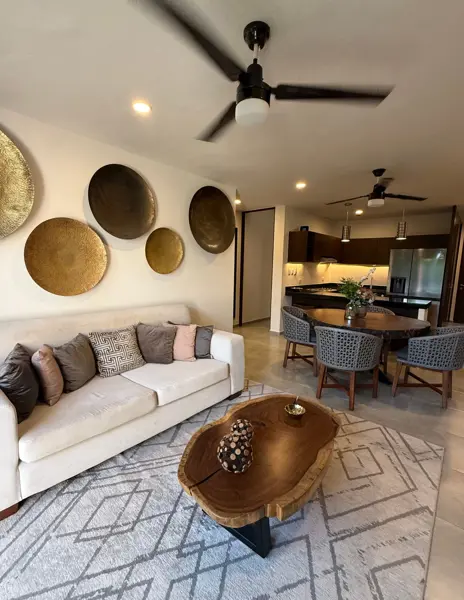 Departamento en venta en privada ubicado en Temozón | Planta baja amueblado