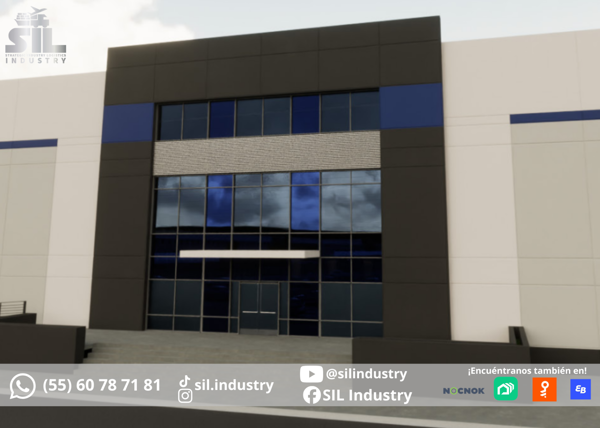 Renta de Excelente Nave Industrial en Cuautitlán