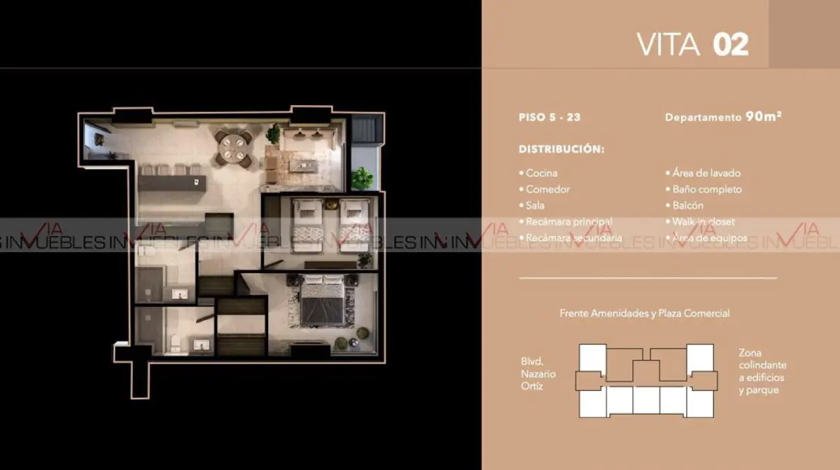 Departamento en venta en Alpes, Saltillo — foto 1 de 10