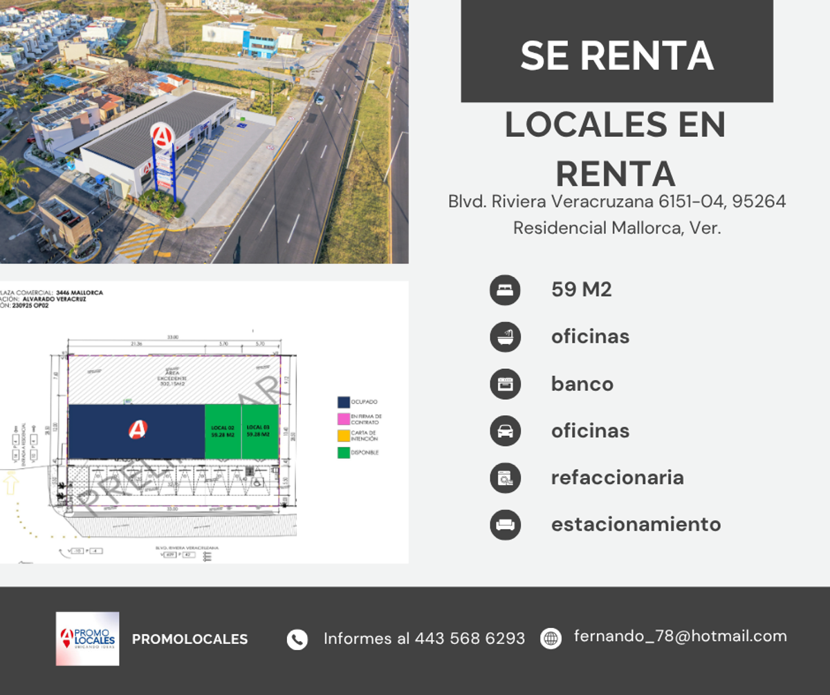 Local en renta en Mallorca Residencial, Alvarado — foto 1 de 4
