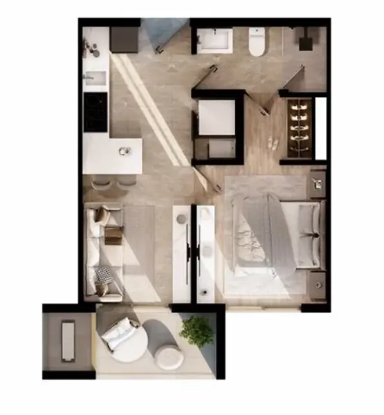 Departamento en venta en Nueva Fortaleza, Santa Catarina — foto 3 de 10