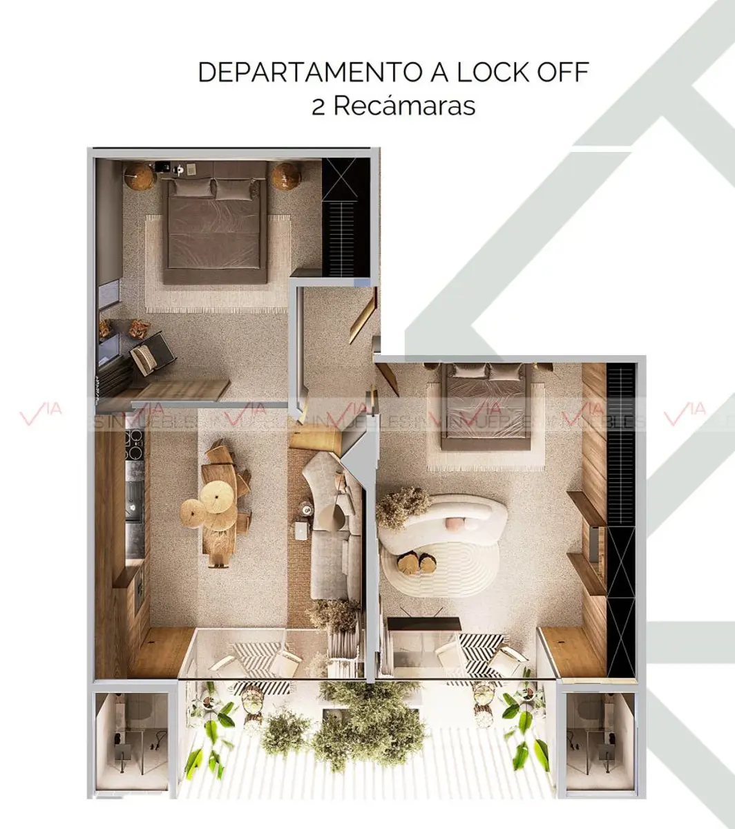 Departamento en venta en Luis Donaldo Colosio, Playa del Carmen — foto 1 de 8