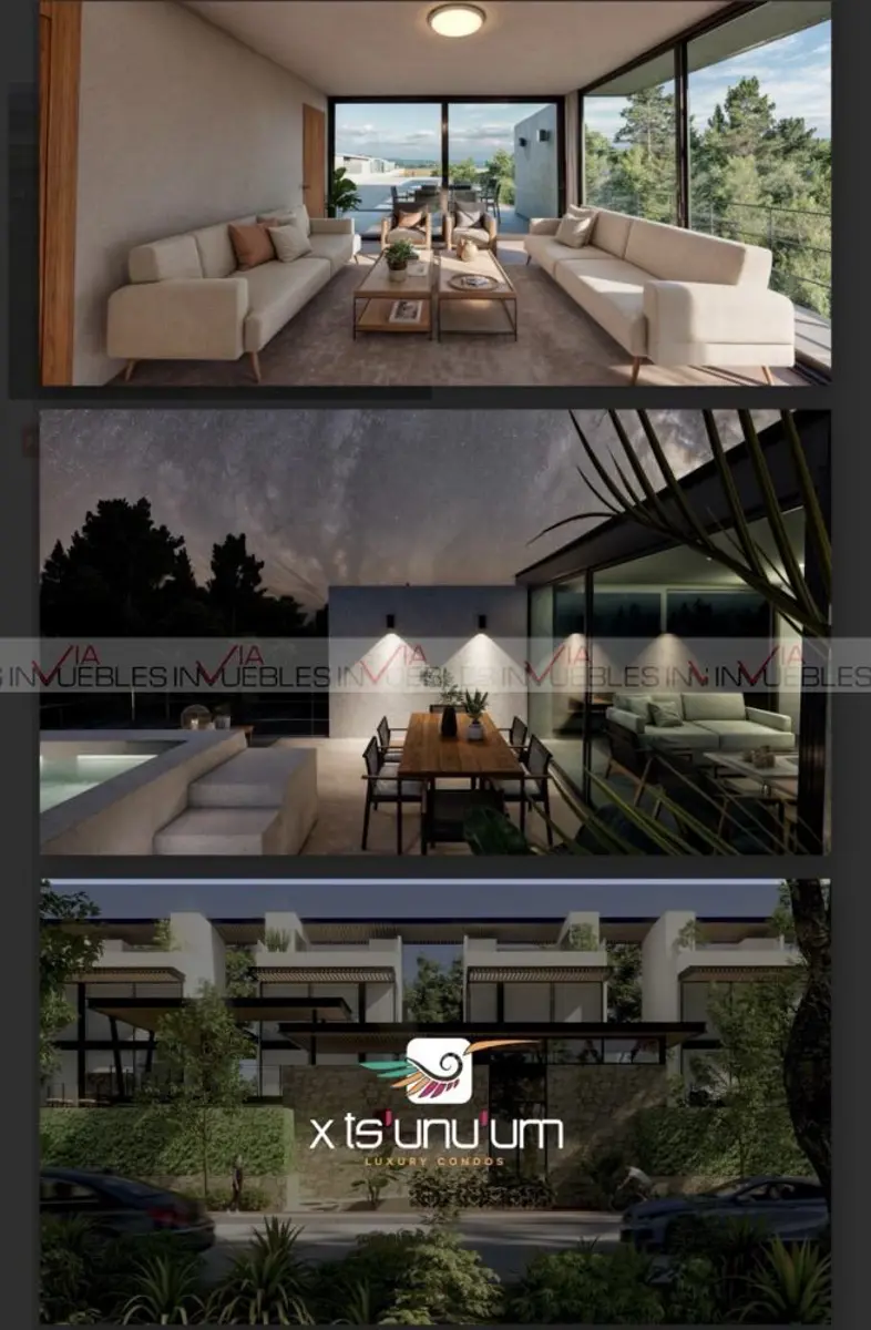 Departamento en venta en Bosque de Cristo Rey, Playa del Carmen — foto 1 de 12