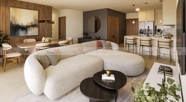 Departamento en venta en La Rioja Privada Residencial, Monterrey — foto 2 de 12