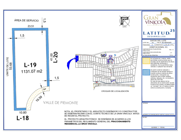 Terreno en venta en La Gran Vinícola, Gómez Palacio — foto 2 de 5