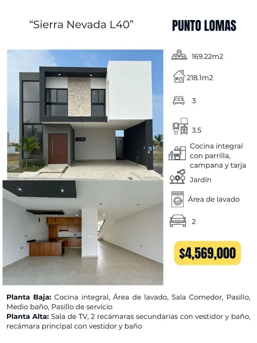 Casa en venta en Las Lomas Residencial, Alvarado — foto 1 de 11