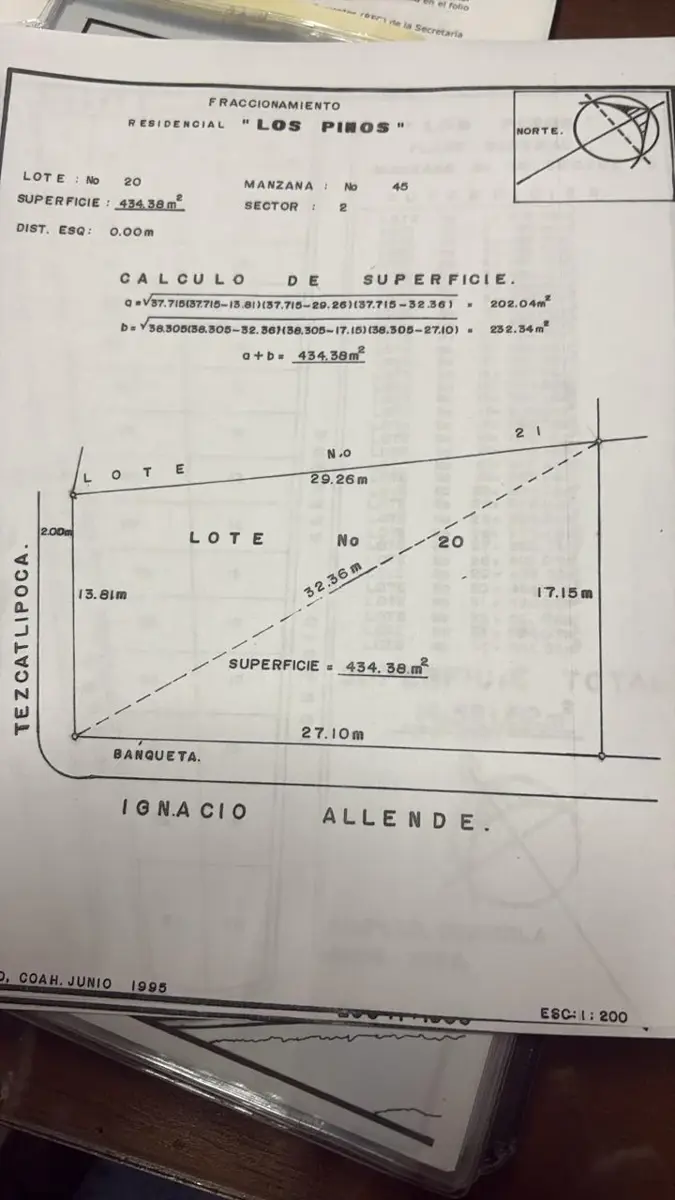 Terreno en venta en Los Pinos, Saltillo