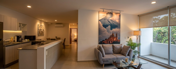 Departamento AMUEBLADO en Venta en Playa del Carmen, Residencial Kumakool, 3 Recámaras