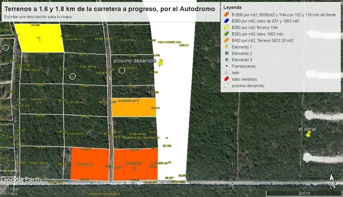 Terreno en venta en San Ignacio, Progreso — foto 1 de 5
