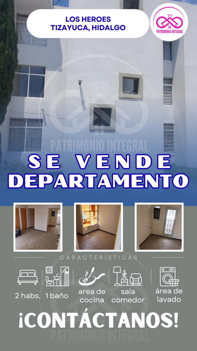 Departamento en venta en Los Héroes Tizayuca, Tizayuca — foto 1 de 7