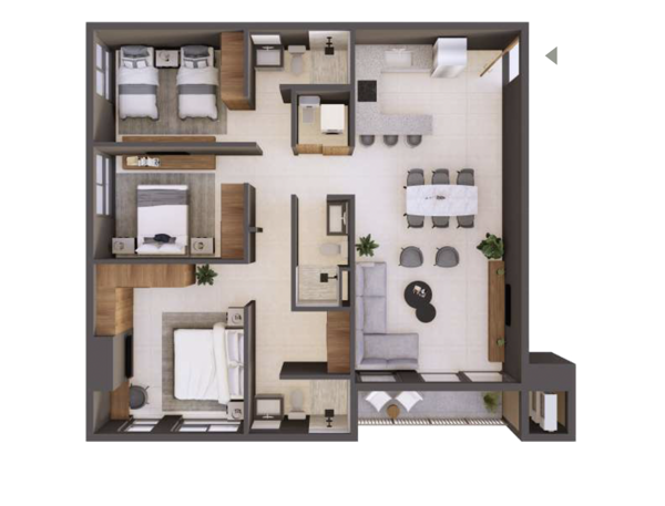 Departamento en venta en San Jeronimo, Monterrey — foto 3 de 12