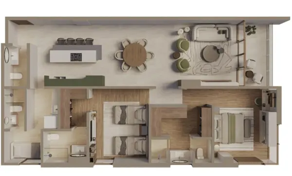 Departamento en venta en Del Valle, San Pedro Garza García — foto 3 de 14