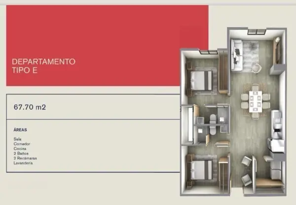 Departamento en venta en Barrio Antiguo, Monterrey — foto 3 de 6