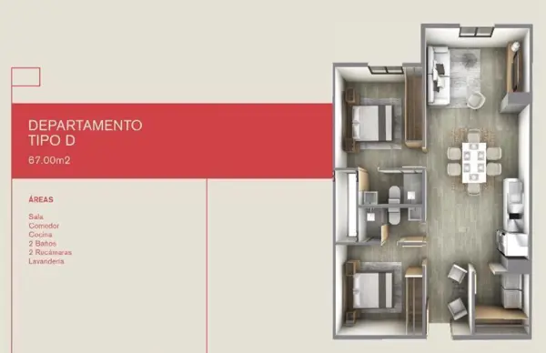 Departamento en venta en Barrio Antiguo, Monterrey — foto 3 de 6