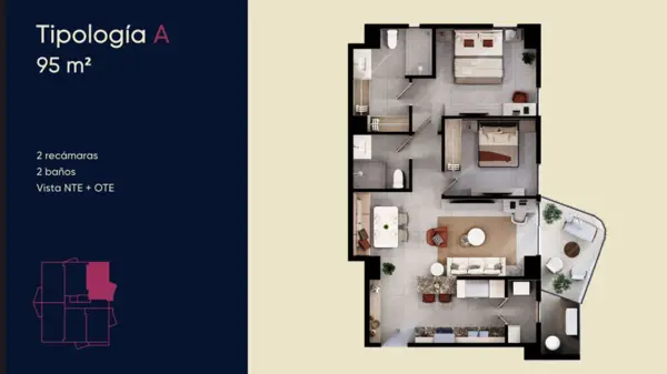 Departamento en venta en Santa Maria, Monterrey — foto 2 de 24